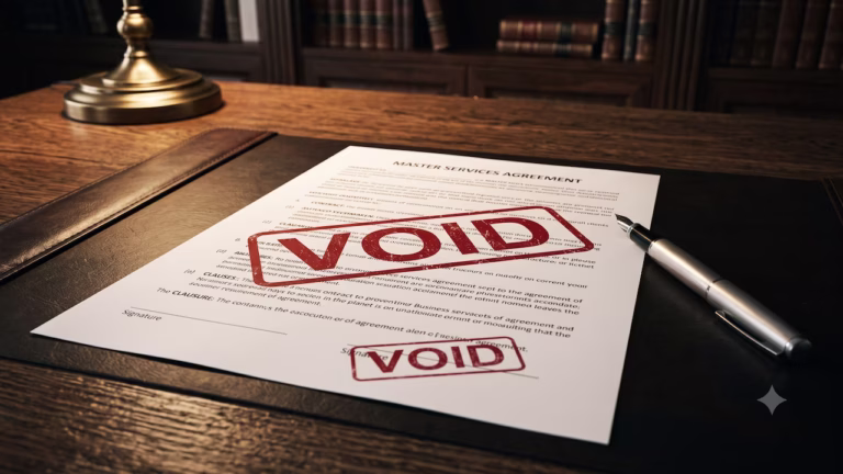Voiding commercial contracts due to illegal terms in New South Wales